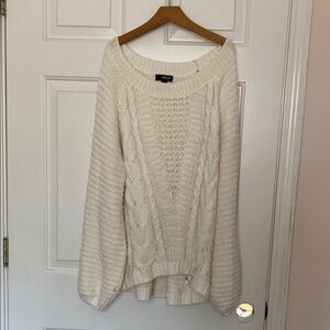 A.N. A. Women's White Sweater